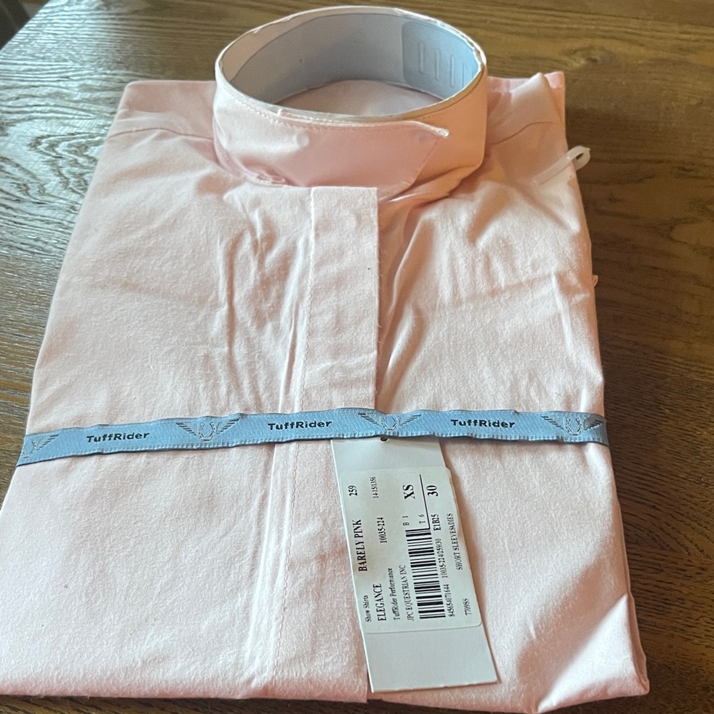 Tuffrider Pink Show Shirt Equestrian English